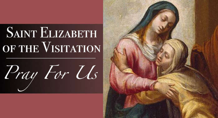 Saint Elizabeth of the Visitation Necklace