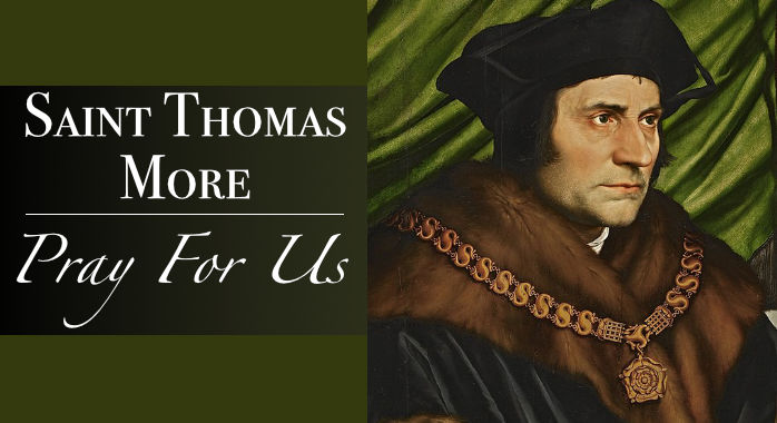 Saint St. Thomas More Necklace