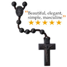 Mens Wood Rosary