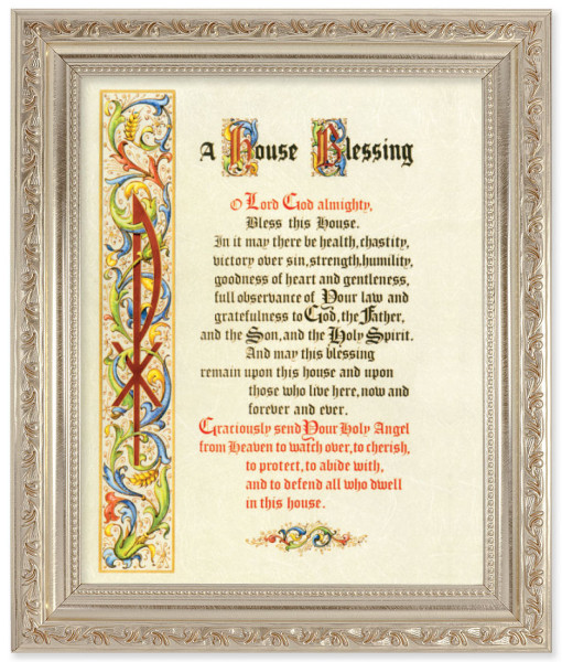 A House Blessing Prayer 8x10 Framed Print Under Glass - #164 Frame