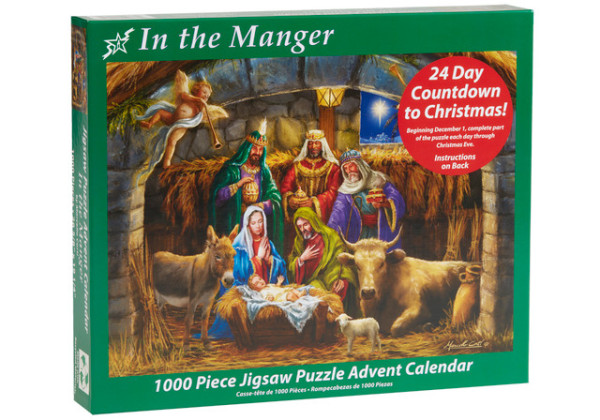 Advent Calendar In the Manager Jigsaw Puzzle - Full Color