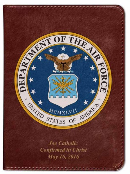 Air Force Catholic Bible - Burgundy