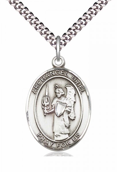 Archangel Uriel Medal - Pewter
