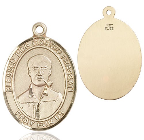 Blessed Pier Giorgio Frassati Medal - 14K Solid Gold