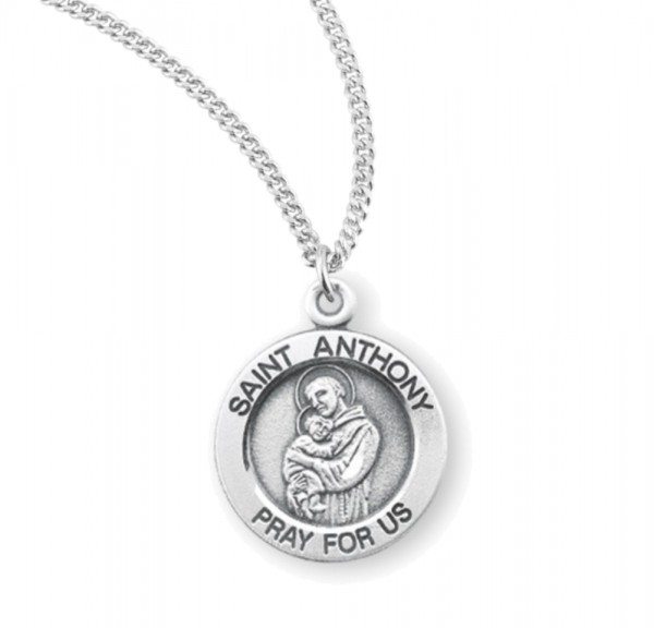 Child's St. Anthony Necklace - Sterling Silver