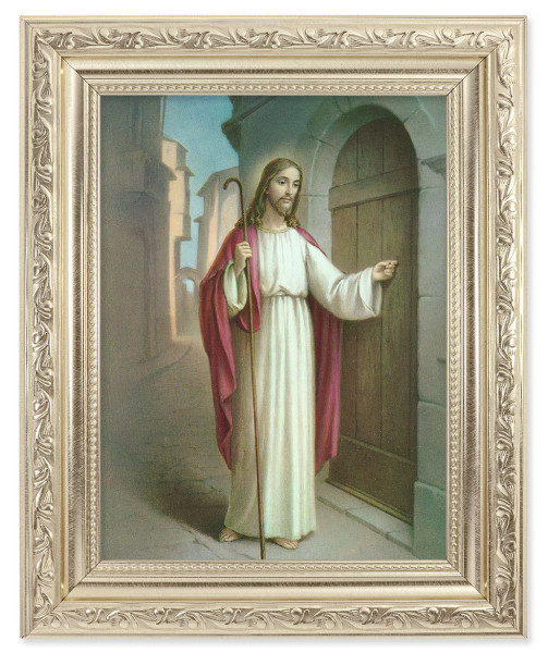 Christ Knocking 6x8 Print Under Glass - #163 Frame
