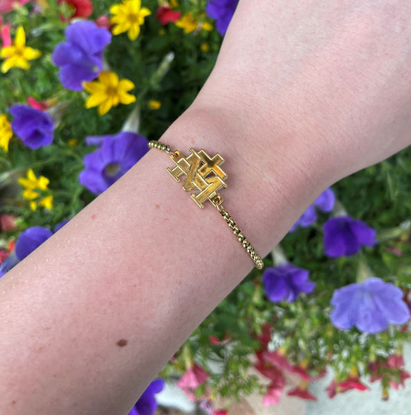 Consecration to Jesus Through Mary Bracelet - Gold Plated
