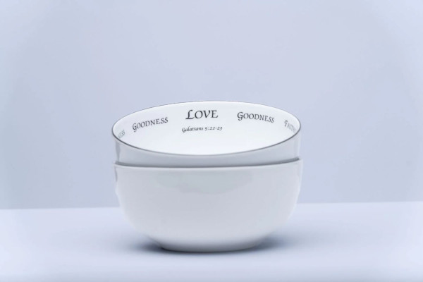 Daily Bread Pasta Bowls - Set of 2 - White