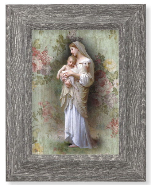 Divine Innocence 7x9 Gray Oak Frame - Gray