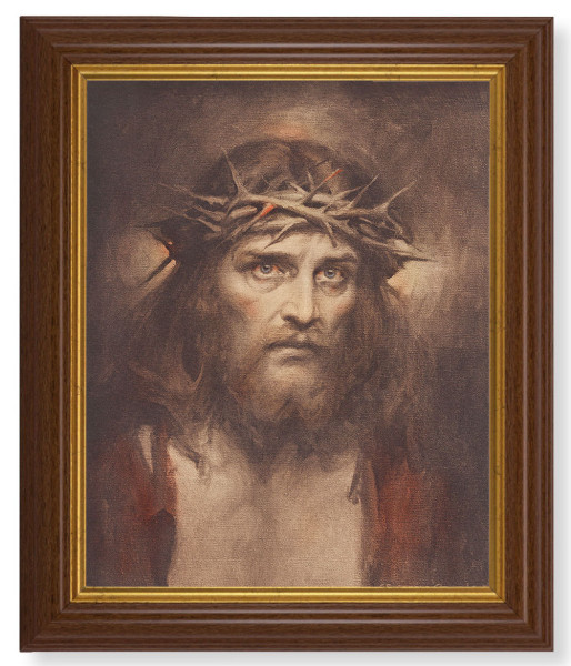 Ecce Homo by Chambers 8x10 Textured Artboard Dark Walnut Frame - #112 Frame