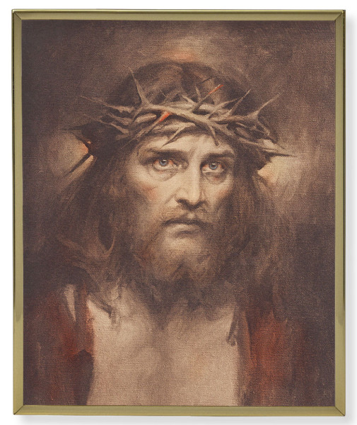 Ecce Homo by Chambers Gold Frame 8x10 Plaque - Full Color
