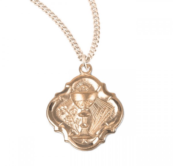 First Communion Medal - Gold