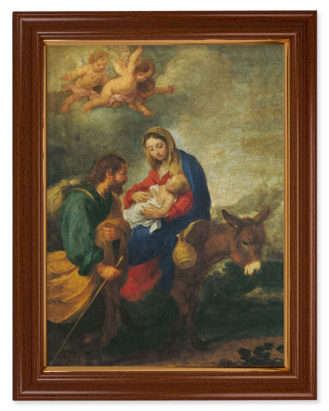 Flight into Egypt by Murillo 12x16 Framed Print Artboard - #134 Frame