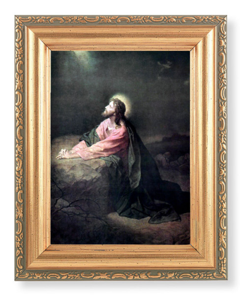 Gethsemane by Hoffman 4x5.5 Print Under Glass - Full Color