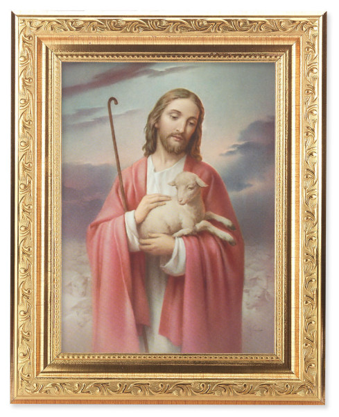Good Shepherd 6x8 Print Under Glass - #162 Frame