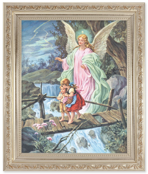 Guardian Angel 8x10 Framed Print Under Glass - #164 Frame