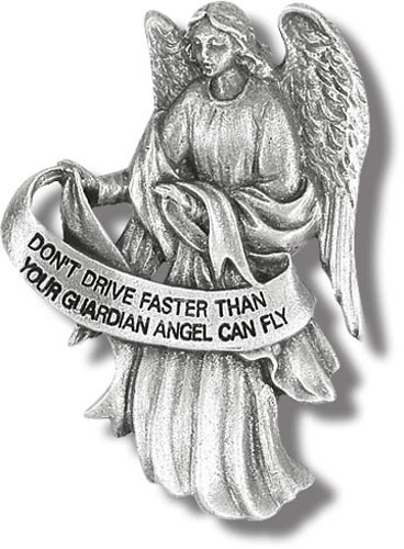Guardian Angel Visor Clip - 3 per order - Silver