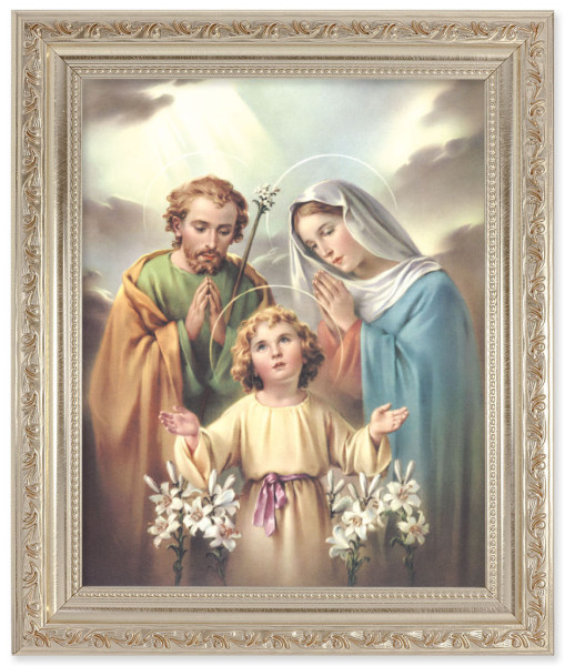Holy Family 8x10 Framed Print Under Glass - #164 Frame
