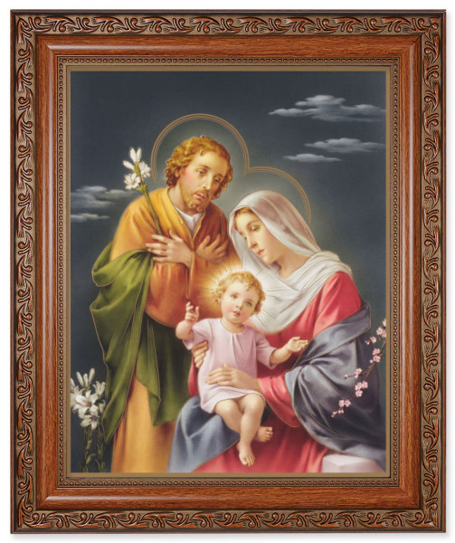 Holy Family 8x10 Framed Print Under Glass - #161 Frame