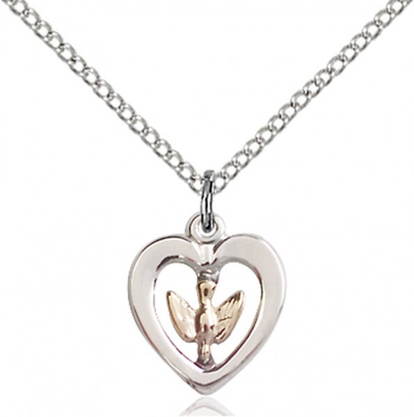 Girl's Holy Spirit Pendant - Gold | Silver