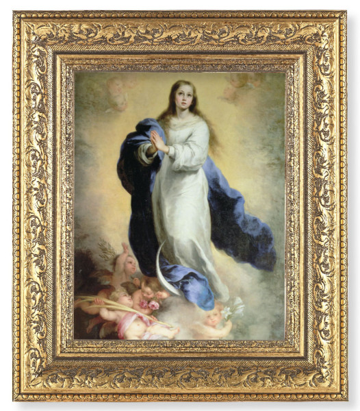 Immaculate Conception 8x10 Framed Print Under Glass - #115 Frame