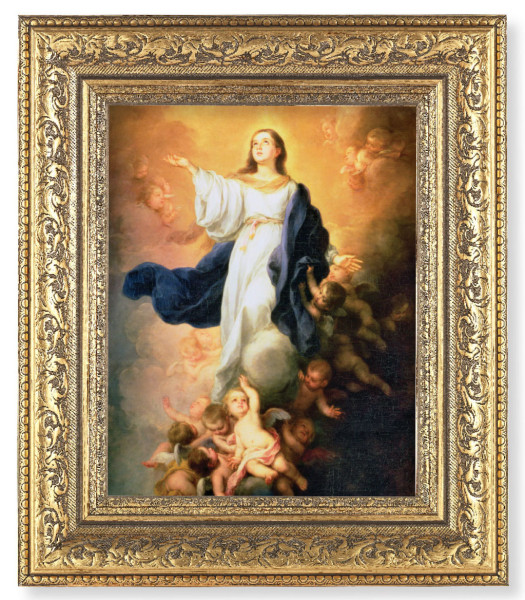 Immaculate Conception Prayer Hands 8x10 Framed Print Under Glass - #115 Frame