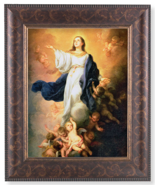 Immaculate Conception Prayer Hands 8x10 Framed Print Under Glass - #124 Frame