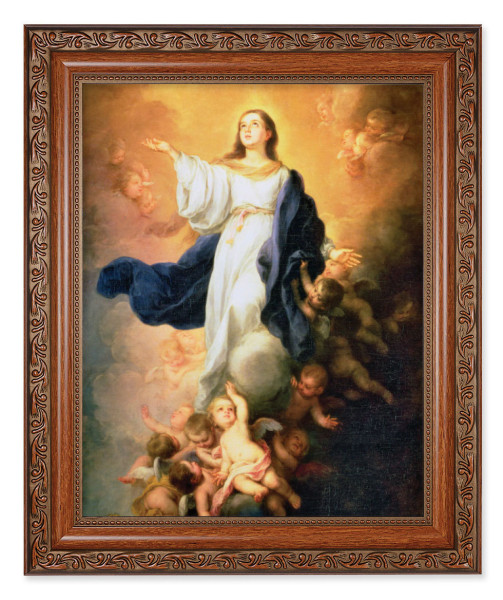 Immaculate Conception Prayer Hands 8x10 Framed Print Under Glass - #161 Frame