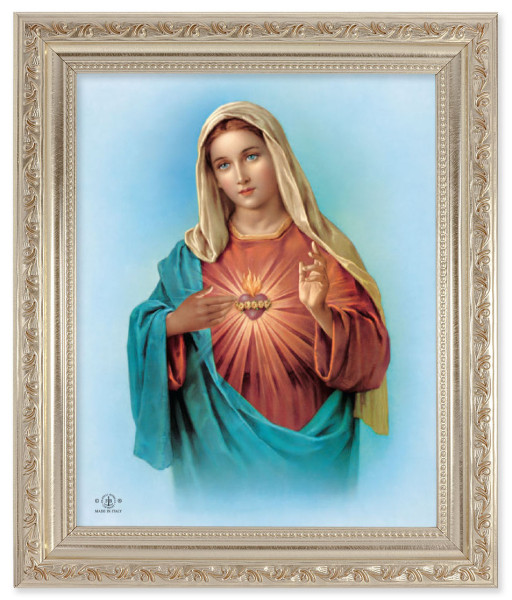 Immaculate Heart of Mary 8x10 Framed Print Under Glass - #164 Frame