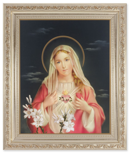 Immaculate Heart of Mary 8x10 Framed Print Under Glass - #164 Frame