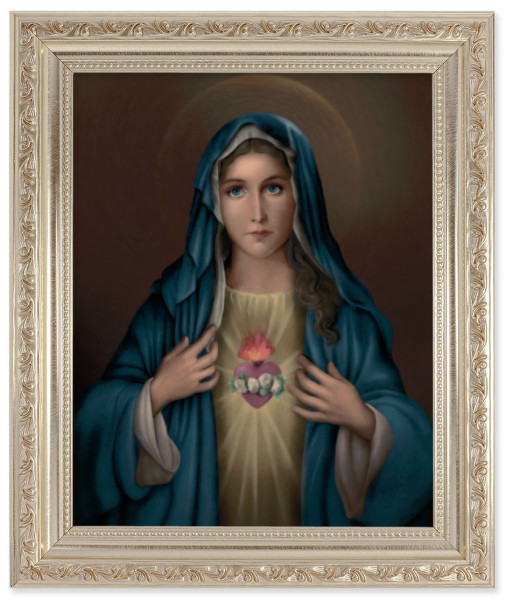 Immaculate Heart of Mary 8x10 Framed Print Under Glass - #164 Frame