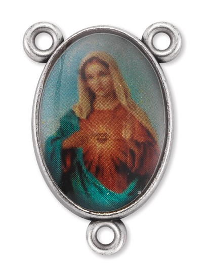 Immaculate Heart of Mary Rosary Centerpiece - 50 pieces - Full Color