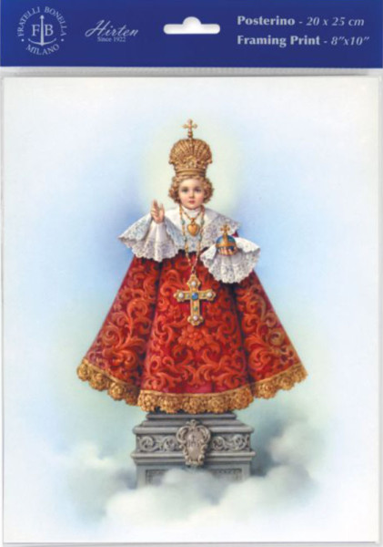 Infant of Prague Print - Sold in 3 per pack - Multi-Color