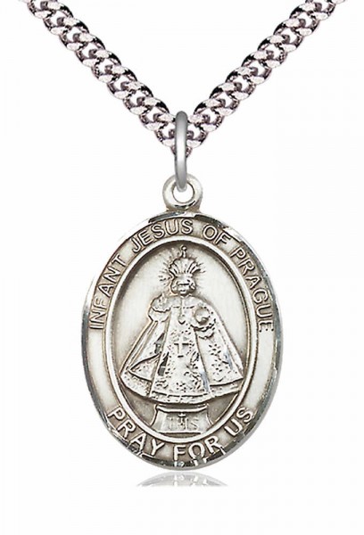 Infant of Prague Medal - Pewter