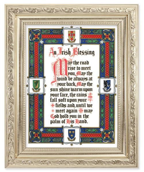 Irish Blessing 6x8 Print Under Glass - #163 Frame