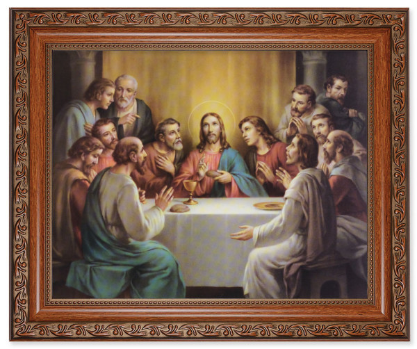 Last Supper 8x10 Framed Print Under Glass - #161 Frame