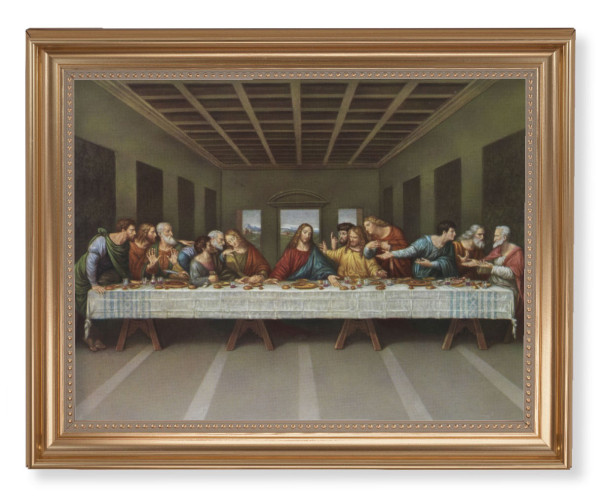 Last Supper by DaVinci 11x14 Framed Print Artboard - #129 Frame