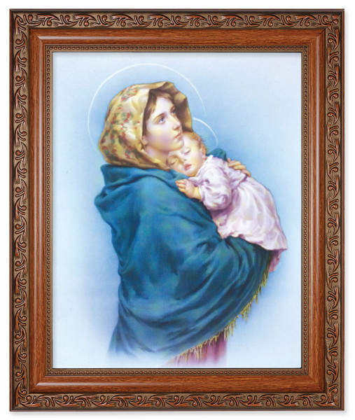 Madonna and Child 8x10 Framed Print Under Glass - #161 Frame