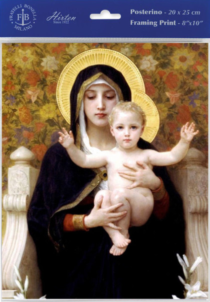 Madonna &amp; Child Print - Sold in 3 per pack - Multi-Color