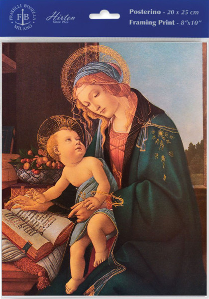 Madonna &amp; Child Print - Sold in 3 per pack - Multi-Color