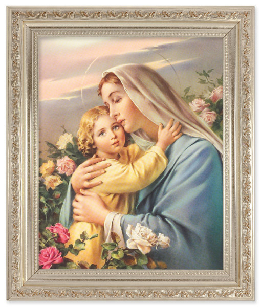 Madonna and Child in the Garden 8x10 Framed Print Under Glass - #164 Frame