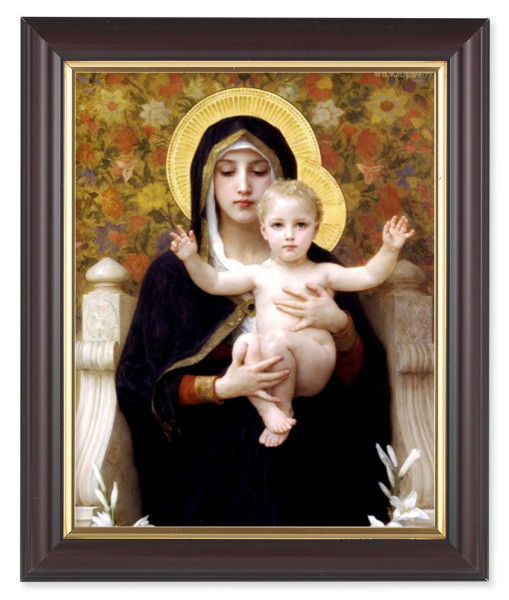 Madonna of the Roses 8x10 Framed Print Under Glass - #133 Frame