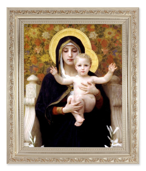 Madonna of the Roses 8x10 Framed Print Under Glass - #164 Frame
