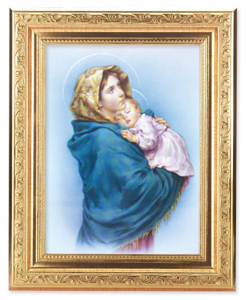 Madonna of the Streets by Roberto Ferruzzi 6x8 Print Under Glass - #162 Frame