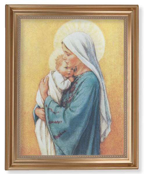 Madonna in Blue 11x14 Framed Print Artboard - #129 Frame