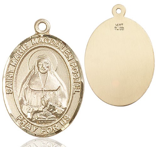 Saint Marie Magdalen Postel Medal - 14K Solid Gold