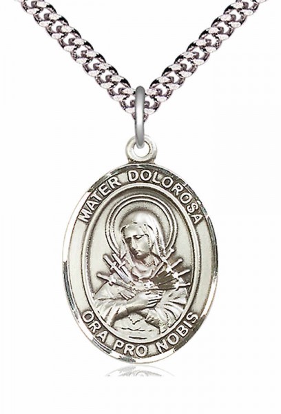 Mater Dolorosa Medal - Pewter