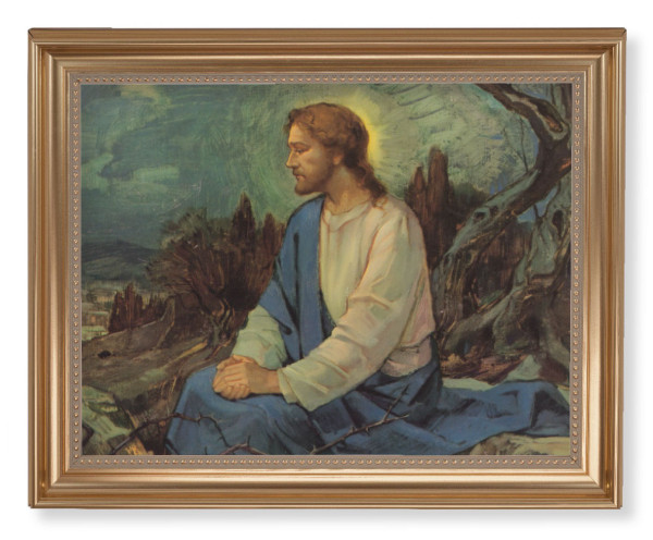 Meditation in the Garden 11x14 Framed Print Artboard - #129 Frame