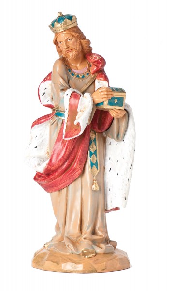 Melchior Wise Man Nativity Statue - 12&quot; scale - Multi-Color