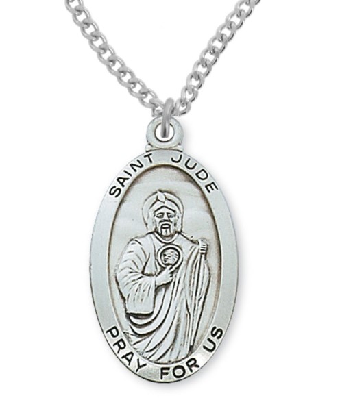 Men's St. Jude Medal - Pewter